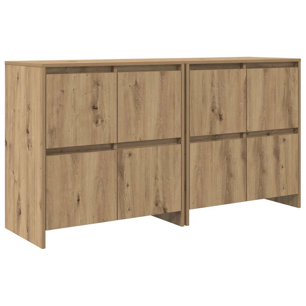 Παραδοσιακά Πλευρικά Έπιπλα 2 pcs artisan δρυς 70 x 41 x 75 εκ.