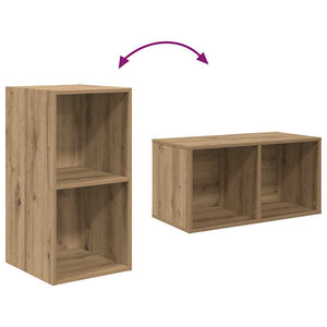 Σετ επίπλου τηλεόρασης 4 τμχ. Artisan Oak Επεξεργασμένο Ξύλο