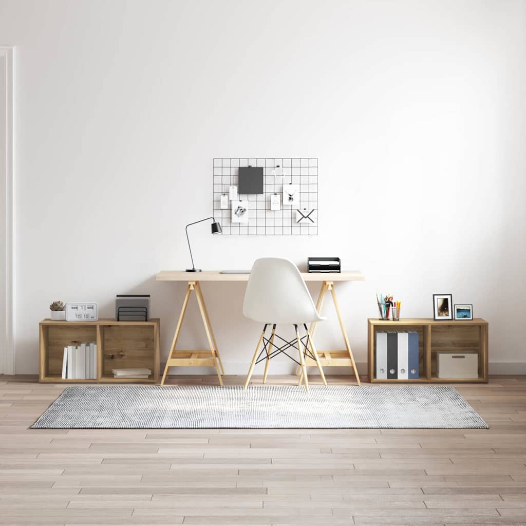 Σετ επίπλου τηλεόρασης 2 pcs Artisan Oak 37 x 35 x 72 εκ.