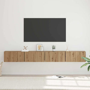 Σετ επίπλου τηλεόρασης 4 pcs Artisan Oak 60 x 30 x 30 cm - Pakobazaar