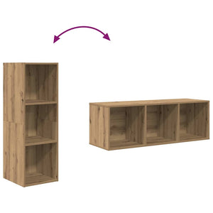 Σετ επίπλου τηλεόρασης 2 τμχ. Artisan Oak Επεξεργασμένο Ξύλο