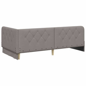 Κρεβάτι Γωνίας Taupe 100 x 200 cm ύφασμα