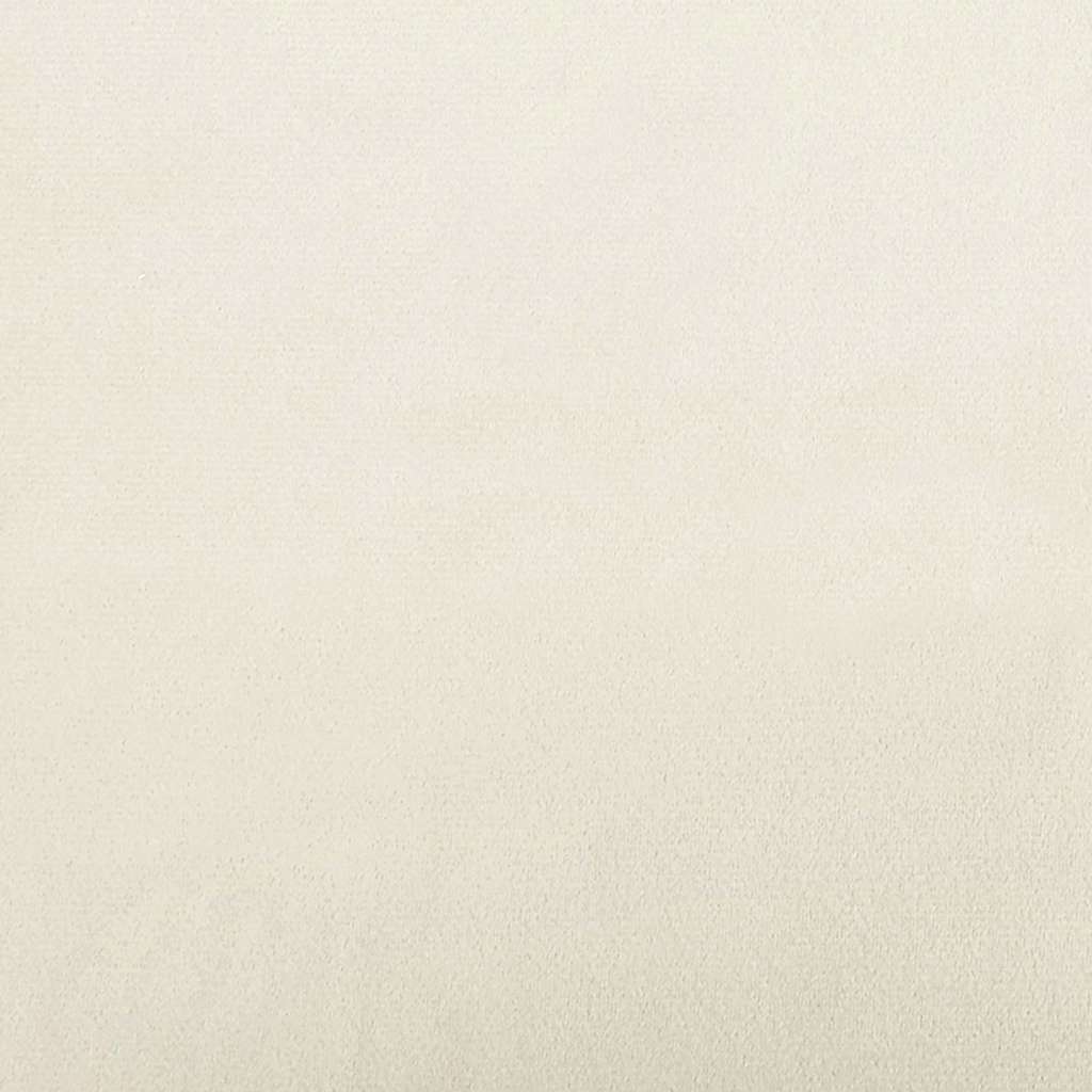 Κρεβάτι Γωνίας Κρεμ 80 x 200 cm Βελούδο