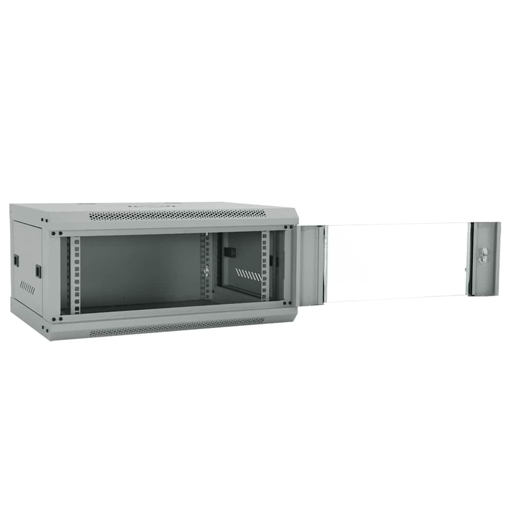 Ντουλάπα δικτύου με αποθήκευση Γκρι 60 x 35 x 28 εκ Ατσάλι