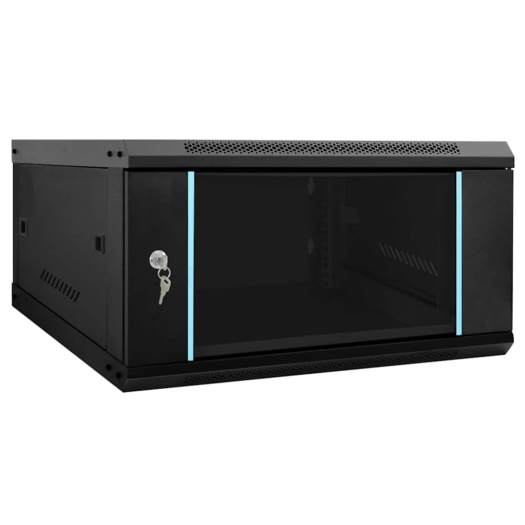 Ντουλάπα δικτύου με αποθήκευση Μαύρο 60 x 60 x 35 cm Ατσάλι - Pakobazaar