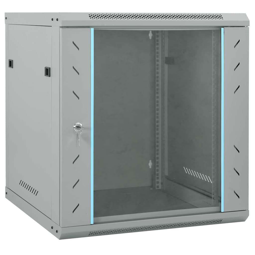 Ντουλάπα δικτύου με αποθήκευση Γκρι 60 x 60 x 65 εκ Ατσάλι