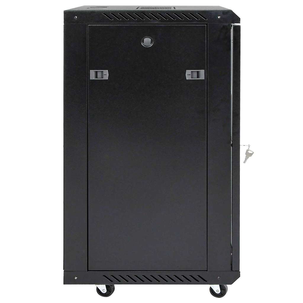 Ντουλάπα δικτύου με αποθήκευση Μαύρο 60 x 60 x 80 εκ Ατσάλι
