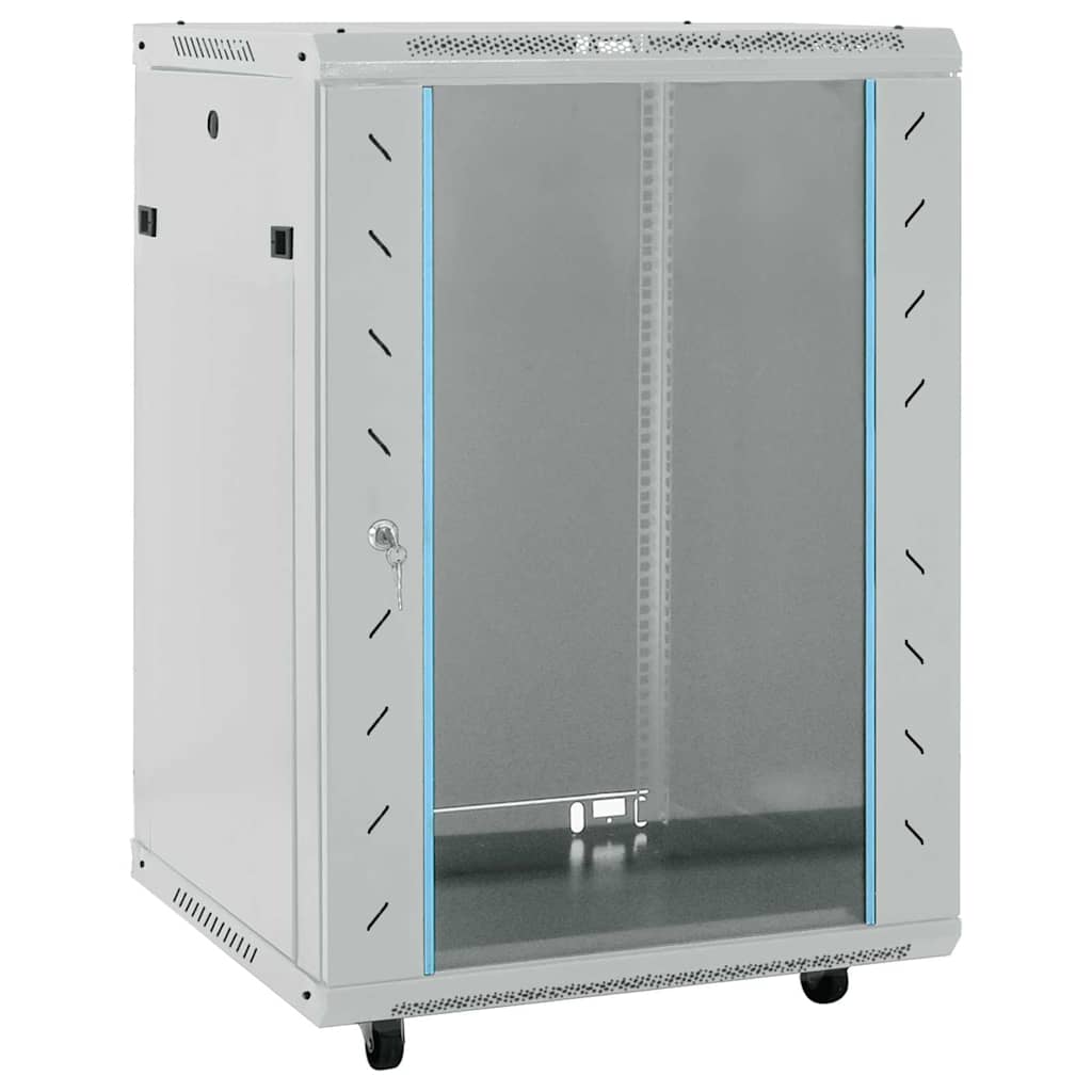 Ντουλάπα δικτύου με αποθήκευση Γκρι 60 x 60 x 80 εκ Ατσάλι - Pakobazaar