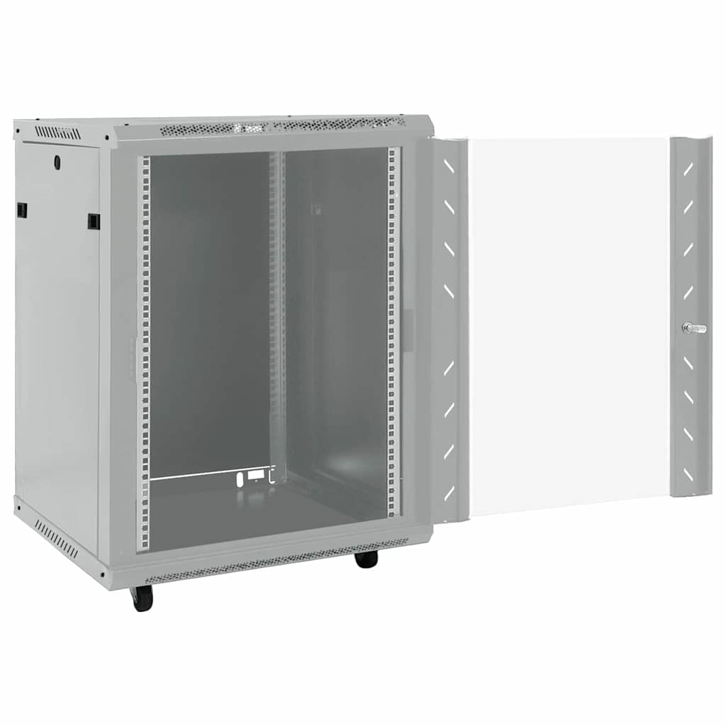 Ντουλάπα δικτύου με αποθήκευση Γκρι 60 x 60 x 80 εκ Ατσάλι - Pakobazaar
