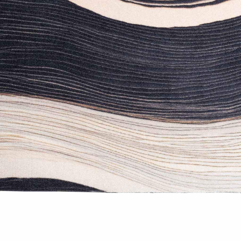 Χαλί Κουζίνας Μαύρο 180 x 60 cm Βελούδο