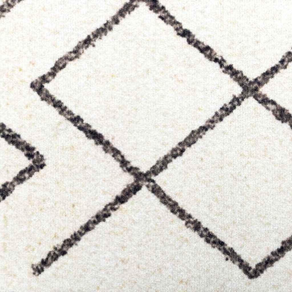Χαλί Κουζίνας Λευκό 180 x 60 cm Βελούδο