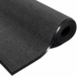 Χαλάκι Εξώπορτας Ανθρακί 60 x 80 x 1.2 cm Ύφασμα τέντι