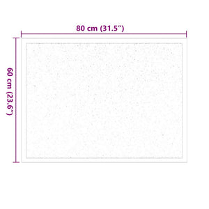 Χαλάκι Εξώπορτας Μπεζ 60 x 40 x 1.2 εκ. Ύφασμα τέντι