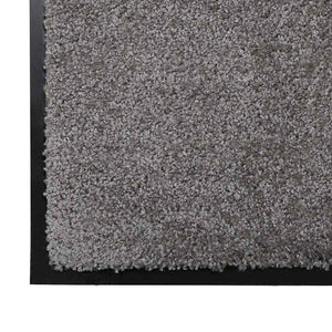 Χαλάκι Εξώπορτας Ανοιχτό γκρι 60 x 80 x 1.2 cm Ύφασμα τέντι
