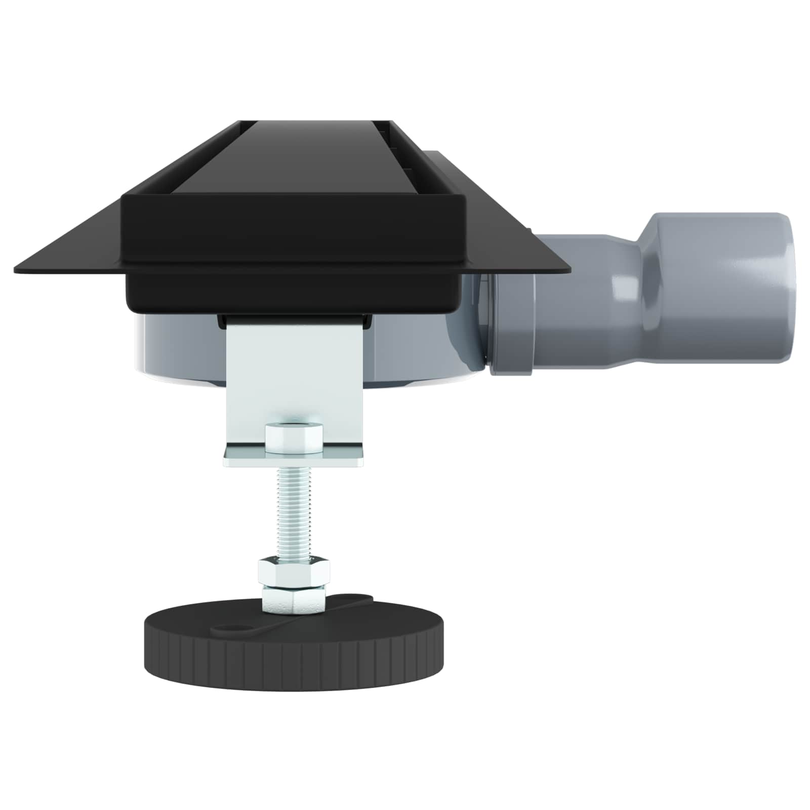 Σιφόνι ντους 2-σε-1 με 360° σιφόνι Μαύρο 90 cm - Pakobazaar