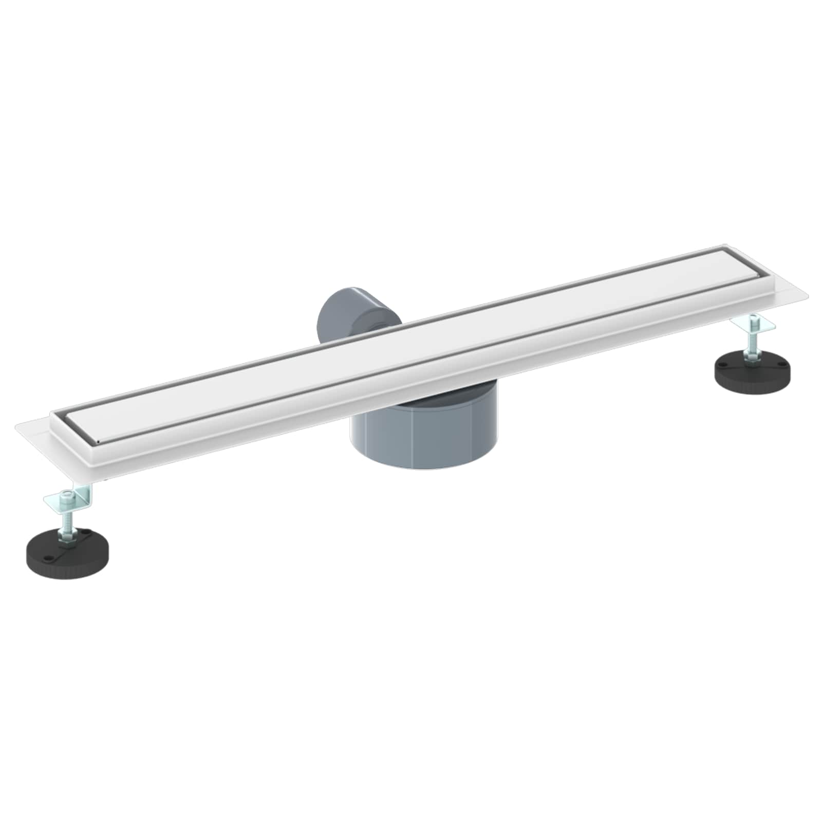 Σιφόνι ντους 2-σε-1 με 360° σιφόνι Ασημί 60 cm - Pakobazaar