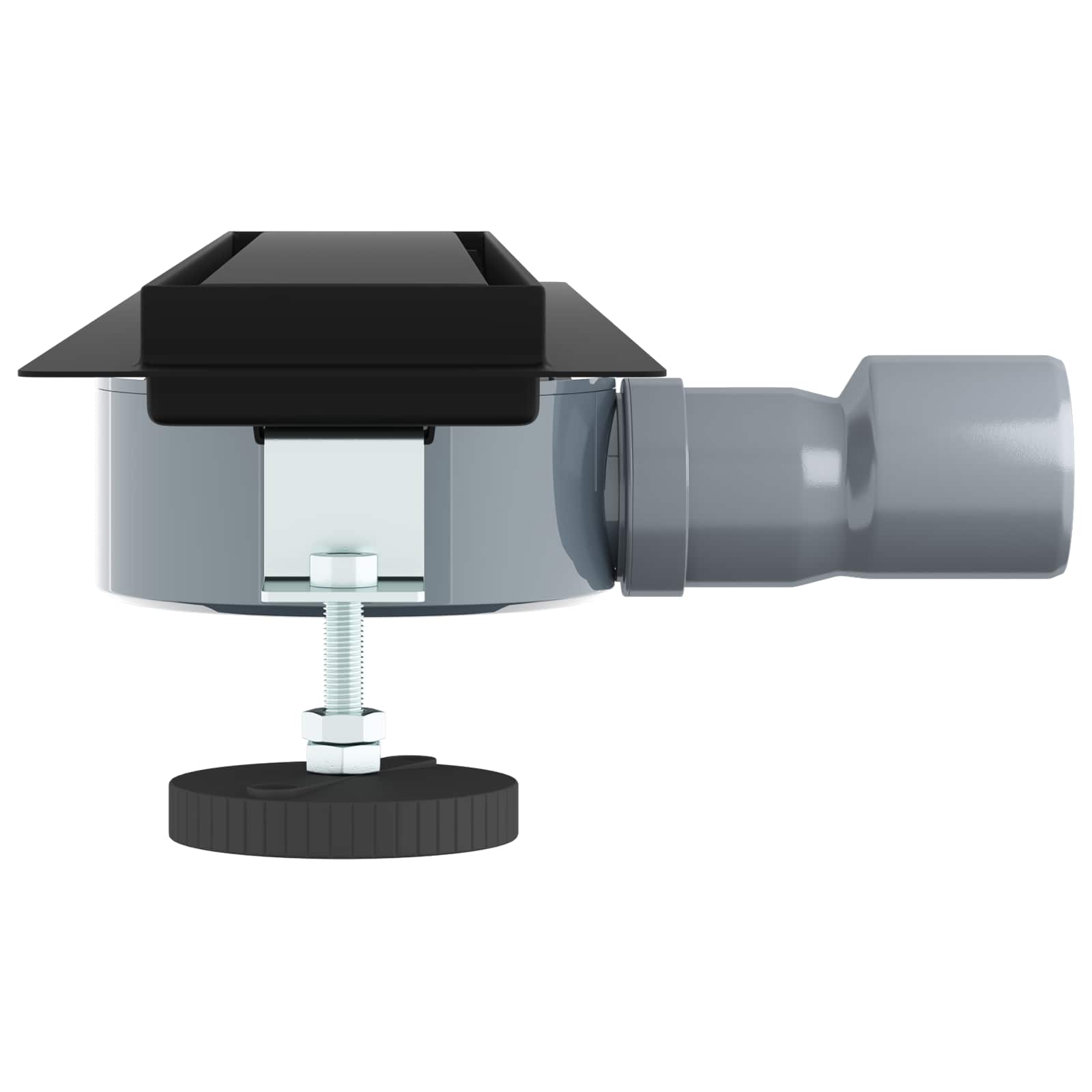 Σιφόνι ντους 2-σε-1 με 360° σιφόνι Μαύρο 50 cm - Pakobazaar