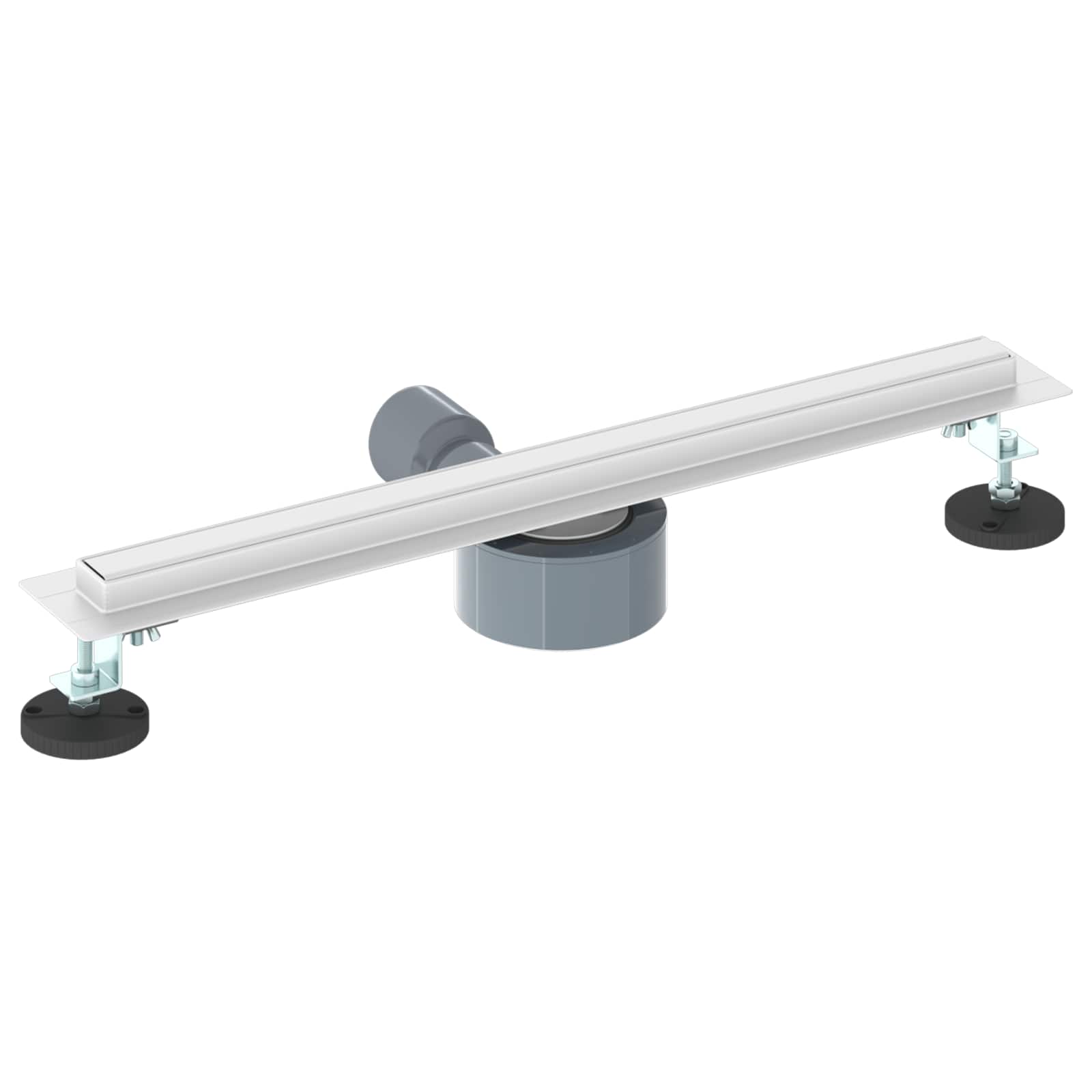 360° Νεροχύτης ντους με λεπτό μοντέλο Ασημί 50 cm