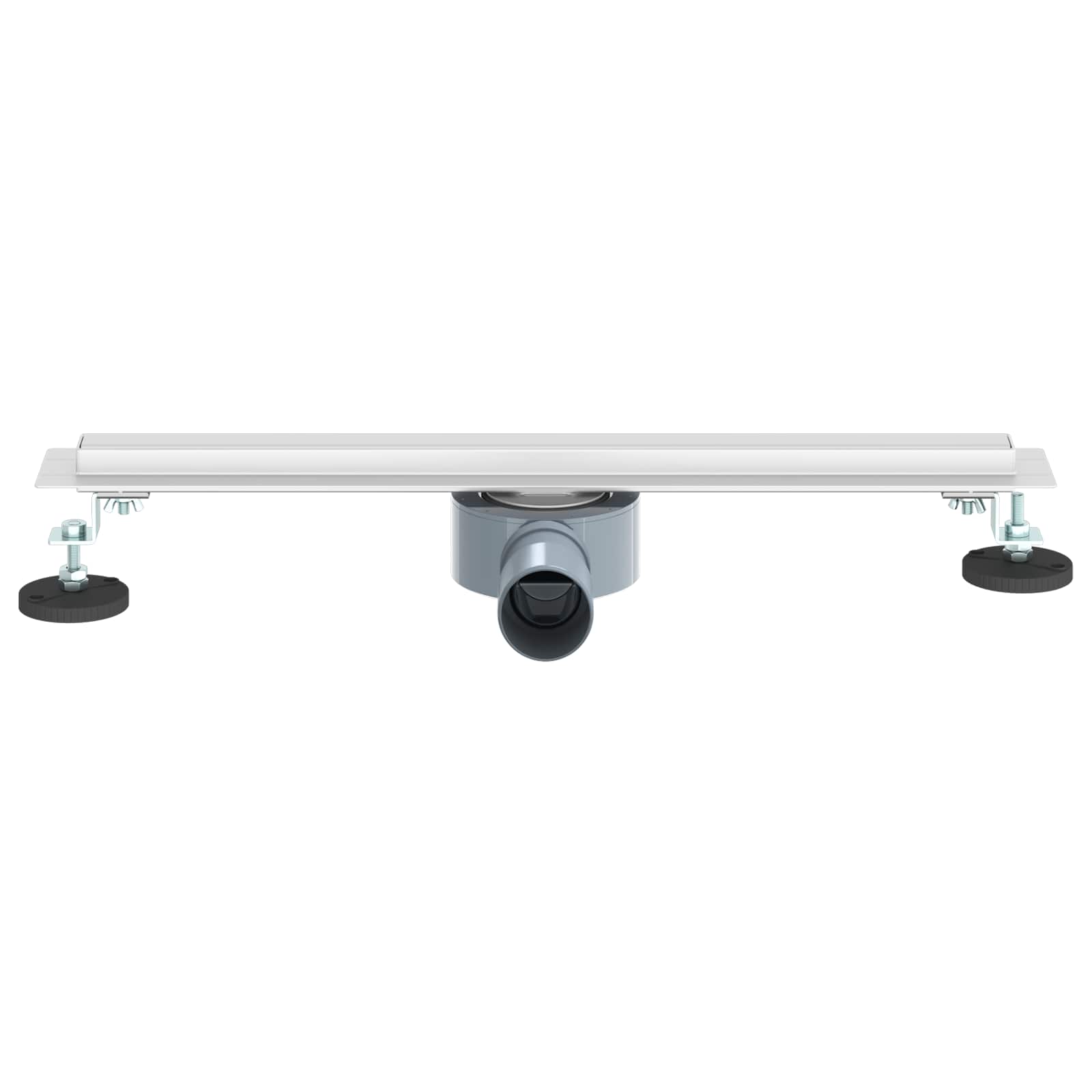 360° Νεροχύτης ντους με λεπτό μοντέλο Ασημί 50 cm