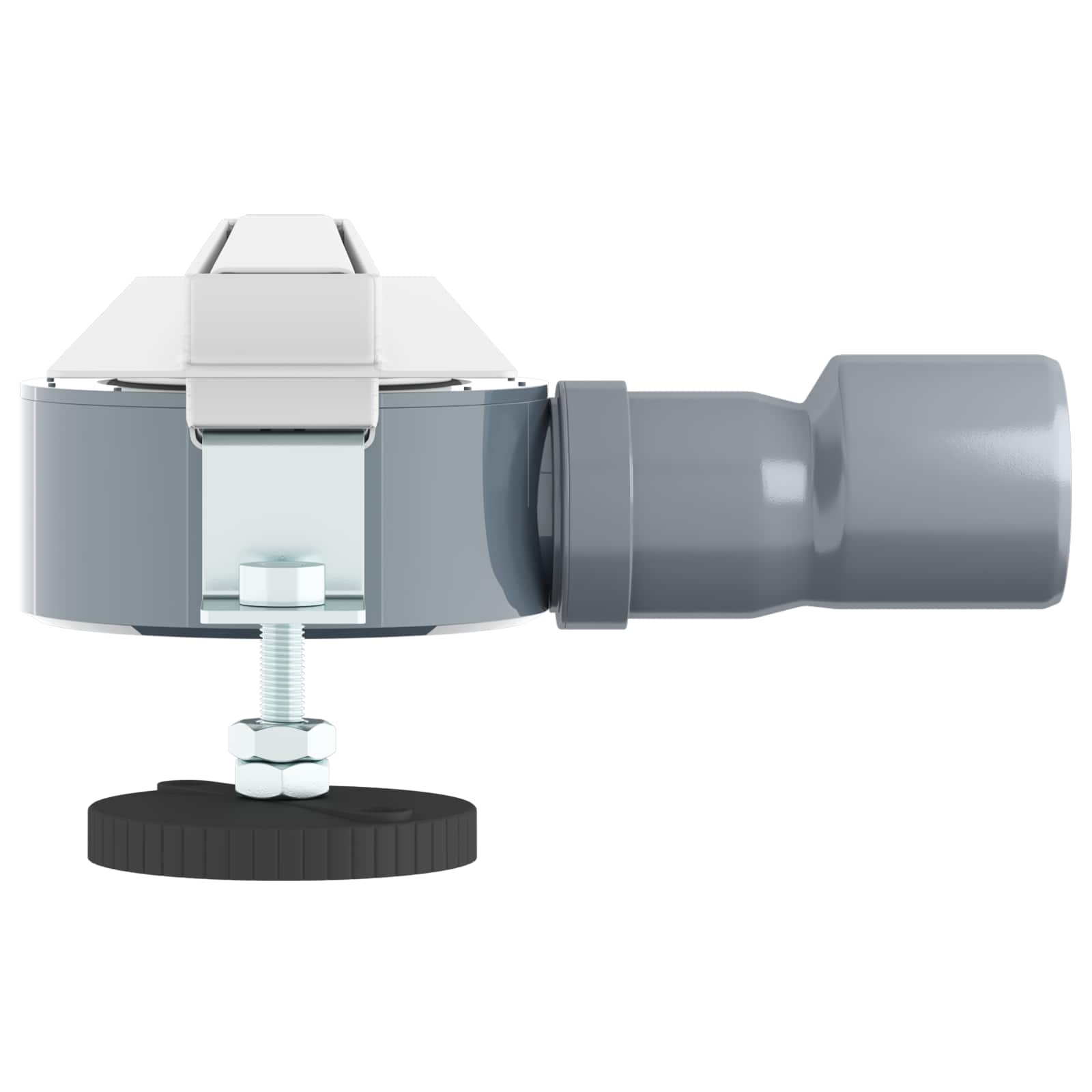 360° Νεροχύτης ντους με λεπτό μοντέλο Ασημί 50 cm