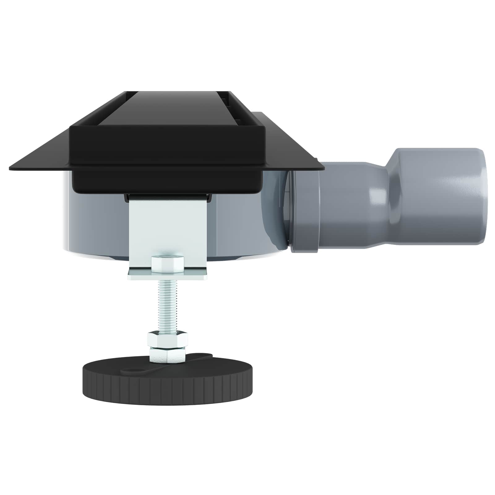 Σιφόνι ντους 2-σε-1 με 360° σιφόνι Μαύρο 70 cm - Pakobazaar