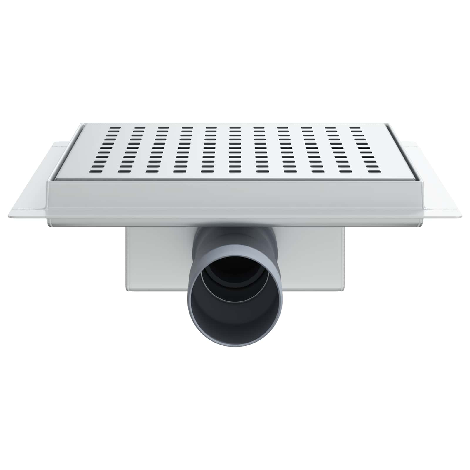 Αποχετευτικό σύστημα ντους με κουκίδες Ασημί 20 x 20 cm