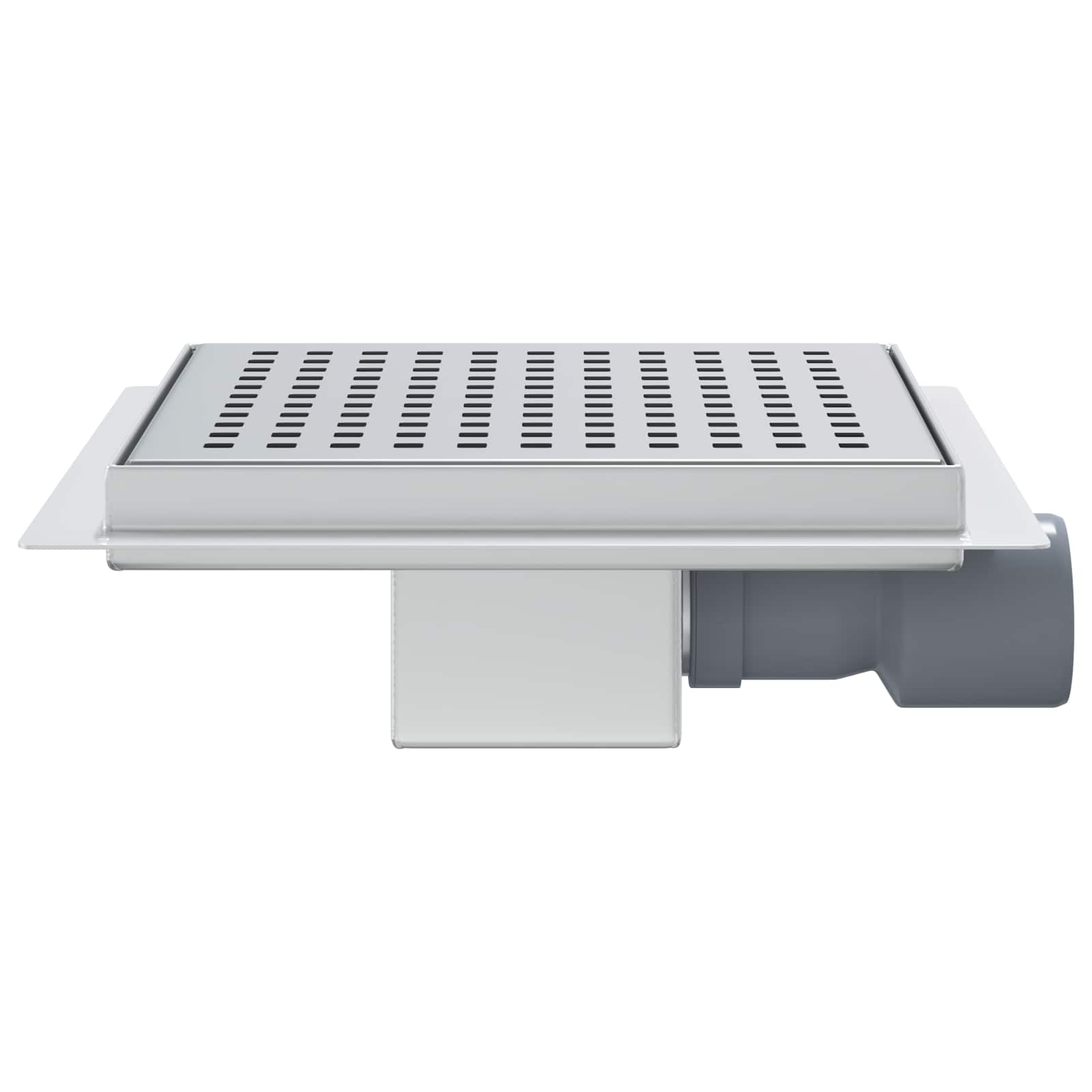 Αποχετευτικό σύστημα ντους με κουκίδες Ασημί 20 x 20 cm