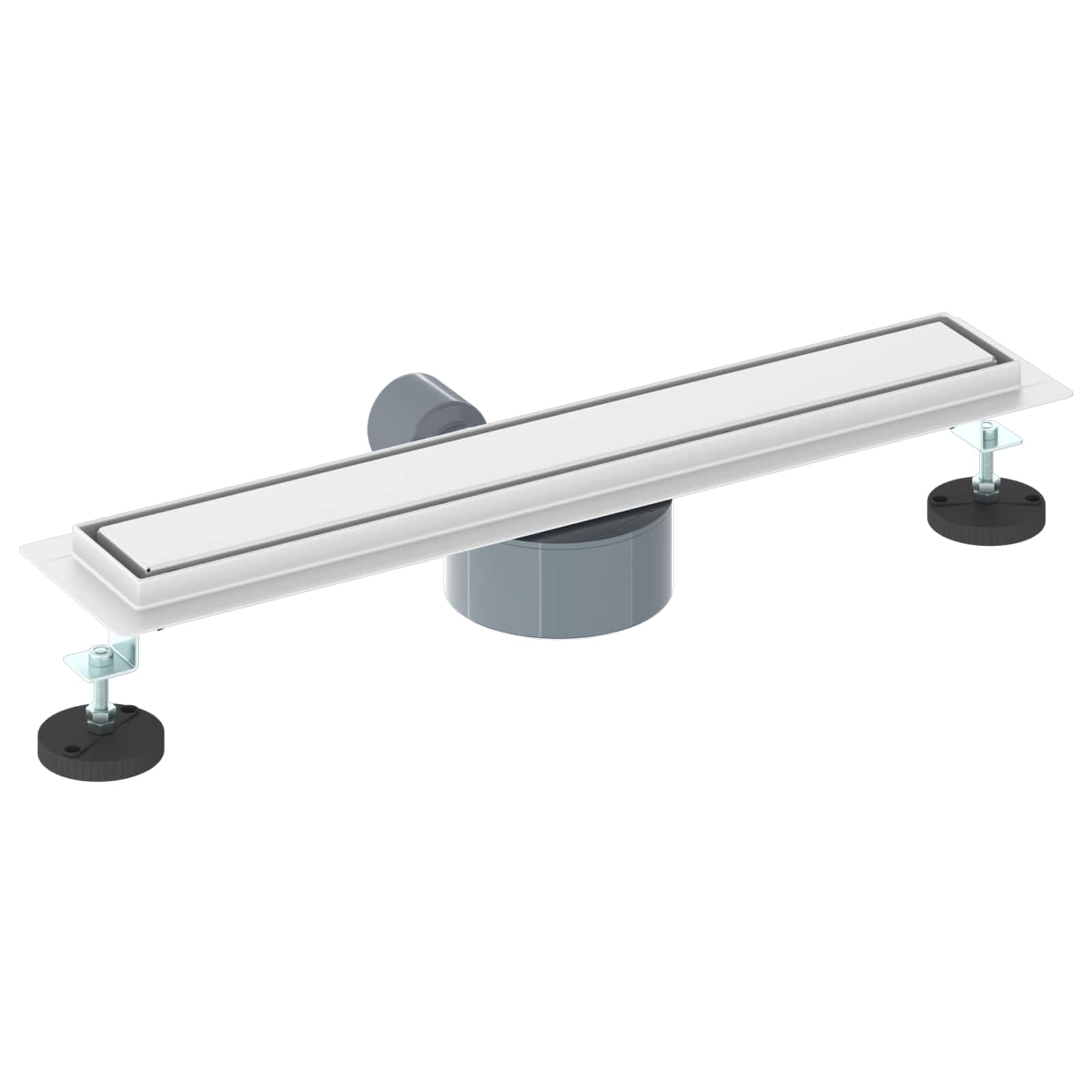 Σιφόνι ντους 2-σε-1 με 360° σιφόνι Ασημί 54 x 11 x 9,5 εκ - Pakobazaar