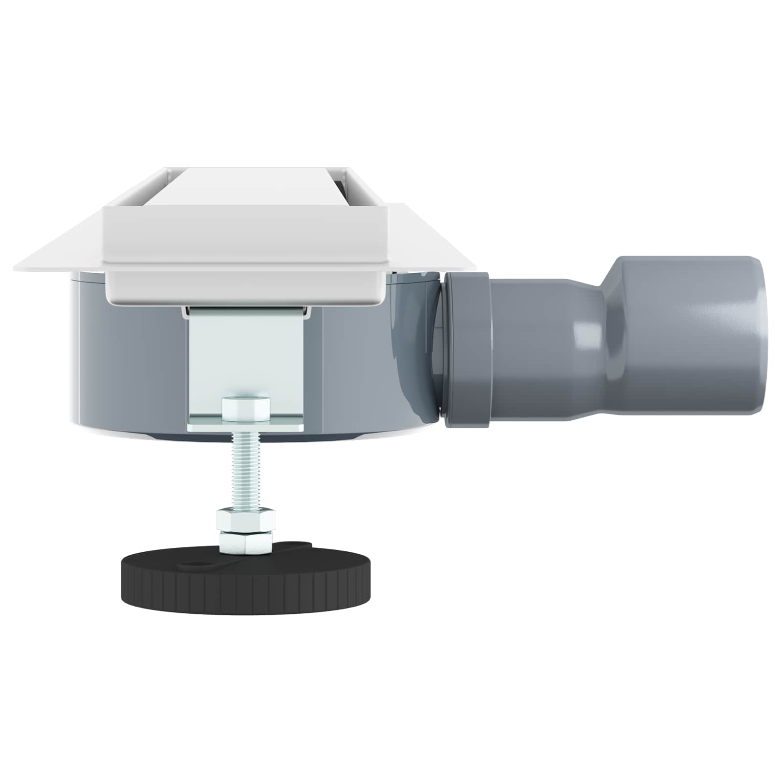 Σιφόνι ντους 2-σε-1 με 360° σιφόνι Ασημί 54 x 11 x 9,5 εκ - Pakobazaar