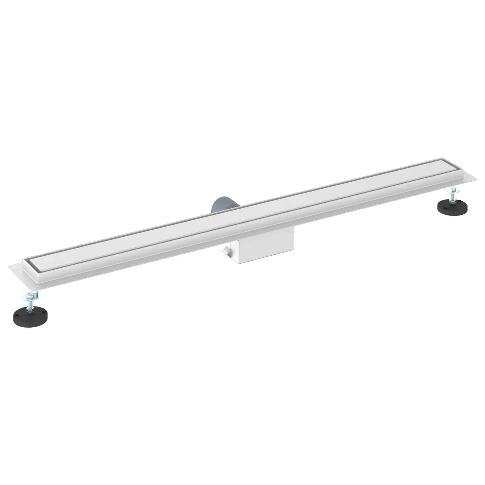 2 σε 1 εκροή ντους Ασημί 90 cm Ανοξείδωτο Ατσάλι 304