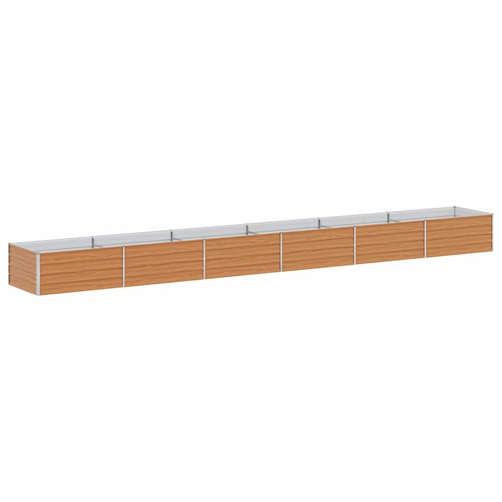Υπερυψωμένη Ζαρντινιέρα Ανοιχτό καφέ 600 x 80 x 45 cm - Pakobazaar