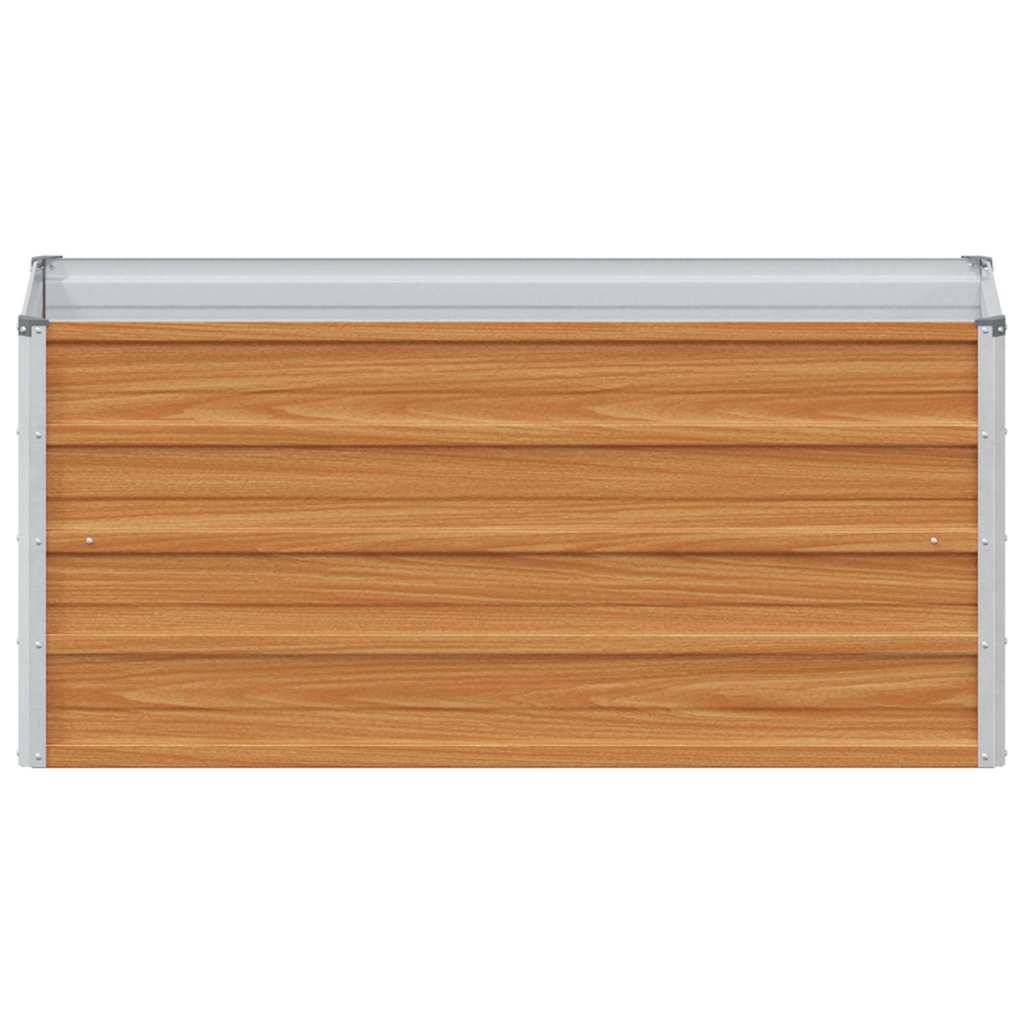 Υπερυψωμένη Ζαρντινιέρα Ανοιχτό καφέ 100 x 40 x 45 cm - Pakobazaar
