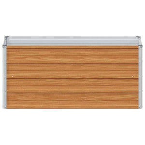 Υπερυψωμένη Ζαρντινιέρα Ανοιχτό καφέ 100 x 40 x 45 cm - Pakobazaar
