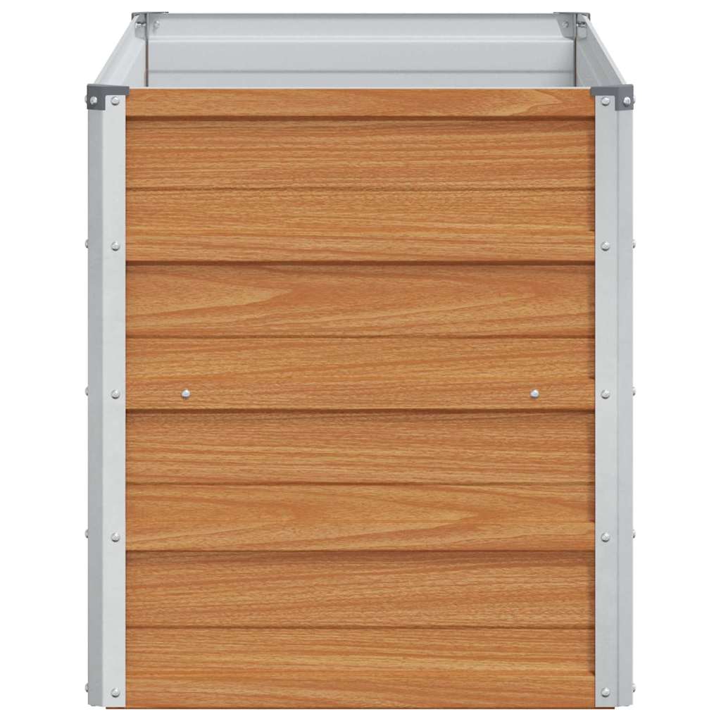 Υπερυψωμένη Ζαρντινιέρα Ανοιχτό καφέ 100 x 40 x 45 cm - Pakobazaar