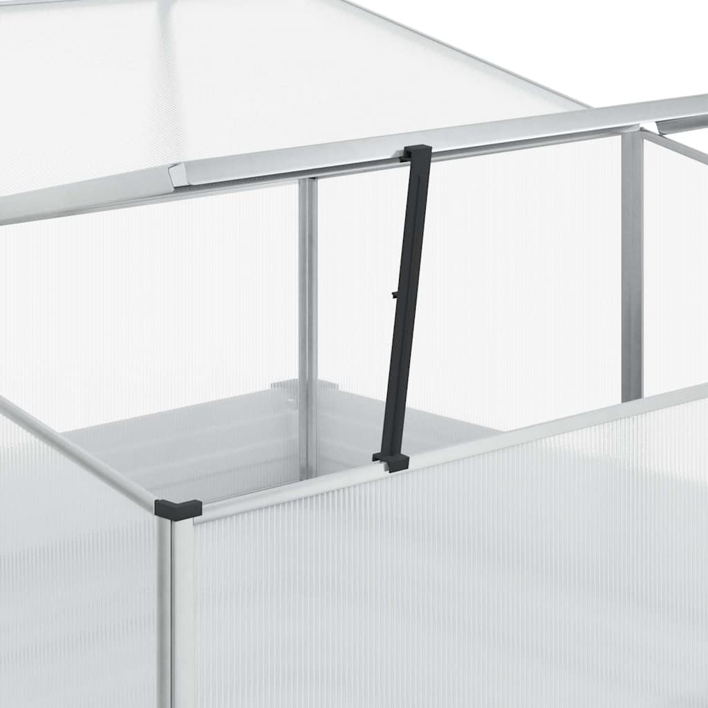 Γλαστράκι Κήπου με Θερμοκήπιο Ανοιχτό καφέ 100 x 100 x 77 cm - Pakobazaar