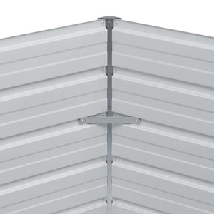 Υψωμένο Κρεβάτι Κήπου Ανοιχτό καφέ 129 x 129 x 77 cm - Pakobazaar