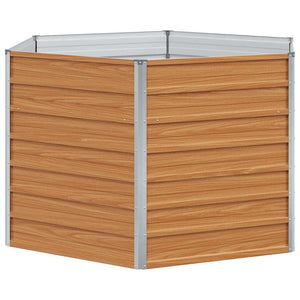 Υψωμένο Κρεβάτι Κήπου Ανοιχτό καφέ 129 x 129 x 77 cm - Pakobazaar