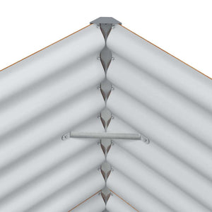 Υπερυψωμένη Ζαρντινιέρα 195 x 50 x 68 εκ. Επικαλυμμένος Χάλυβας - Pakobazaar
