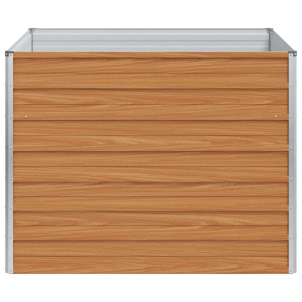 Υπερυψωμένη Ζαρντινιέρα Ανοιχτό καφέ 100 x 100 x 77 cm - Pakobazaar