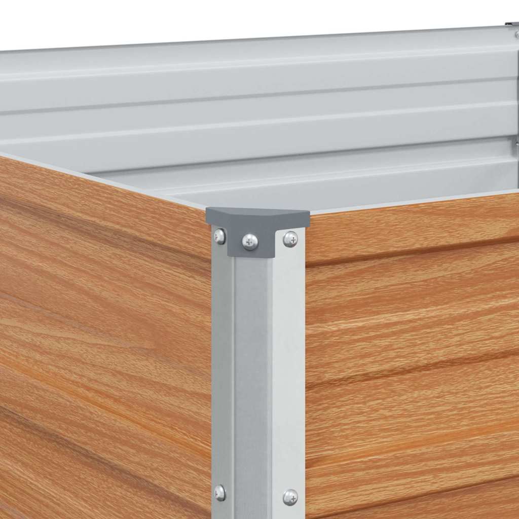 Υπερυψωμένη Ζαρντινιέρα Ανοιχτό καφέ 240 x 80 x 77 cm - Pakobazaar
