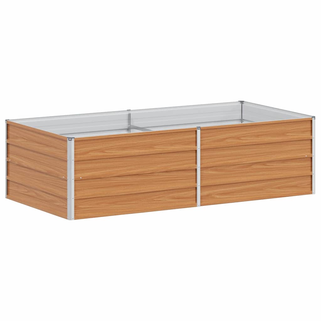 Υπερυψωμένη Ζαρντινιέρα Ανοιχτό καφέ 160 x 80 x 45 cm - Pakobazaar