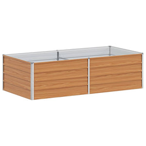 Υπερυψωμένη Ζαρντινιέρα Ανοιχτό καφέ 160 x 80 x 45 cm - Pakobazaar