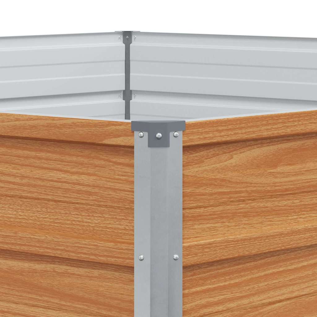 Υψωμένο Κρεβάτι Κήπου Φαίνεται ξύλινο 129 x 129 x 45 cm - Pakobazaar