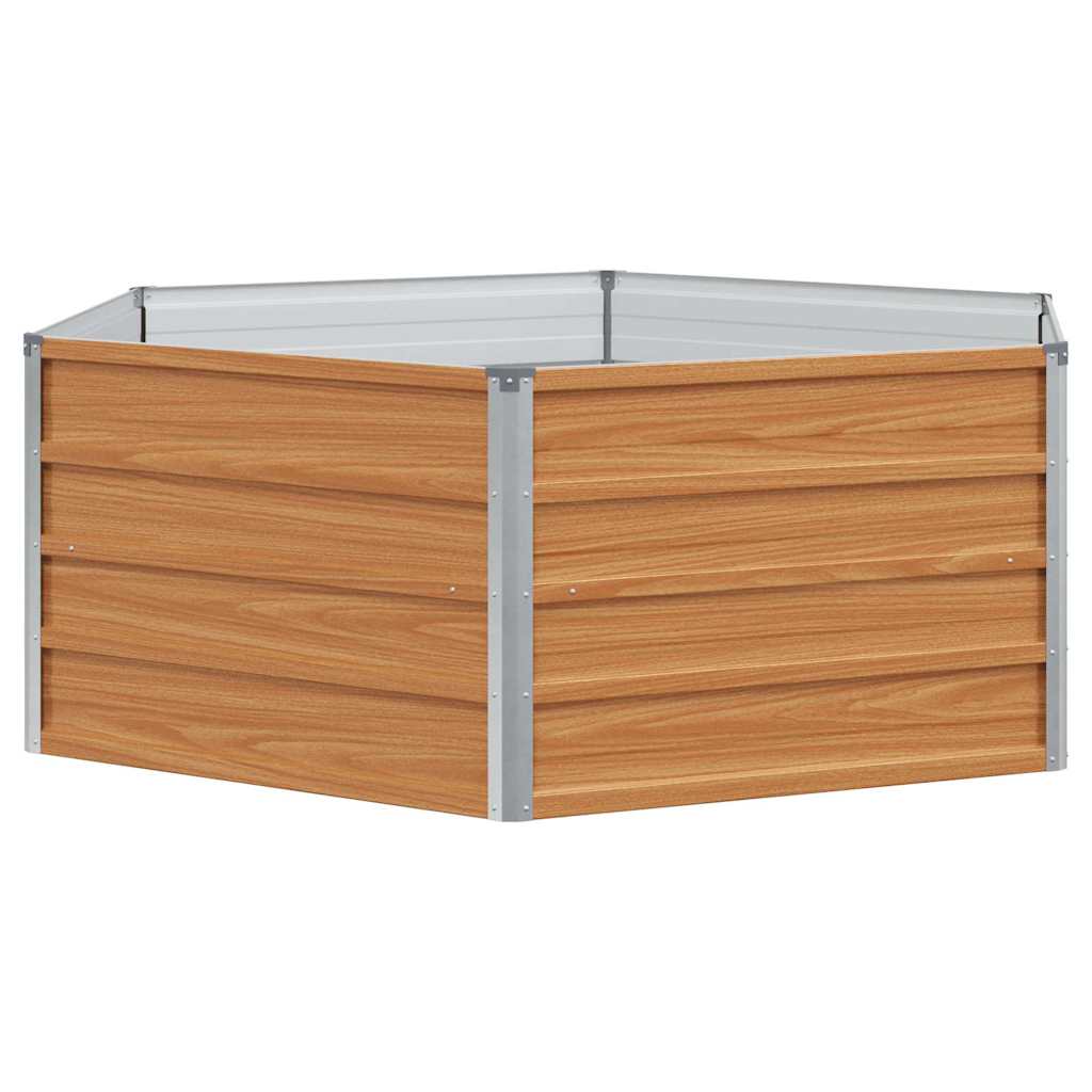 Υψωμένο Κρεβάτι Κήπου Φαίνεται ξύλινο 129 x 129 x 45 cm - Pakobazaar