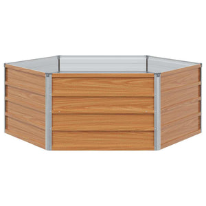 Υψωμένο Κρεβάτι Κήπου Φαίνεται ξύλινο 129 x 129 x 45 cm - Pakobazaar