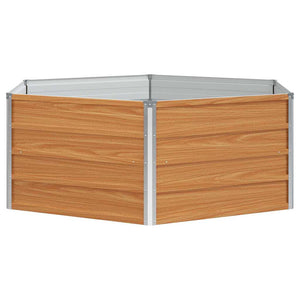 Υψωμένο Κρεβάτι Κήπου Φαίνεται ξύλινο 129 x 129 x 45 cm - Pakobazaar