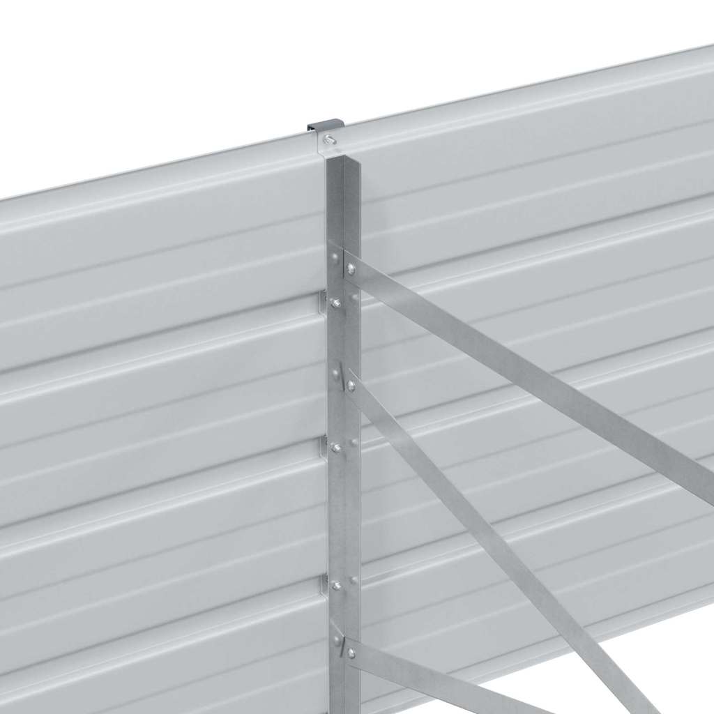 Υπερυψωμένη Ζαρντινιέρα Ανοιχτό καφέ 400 x 80 x 45 cm - Pakobazaar