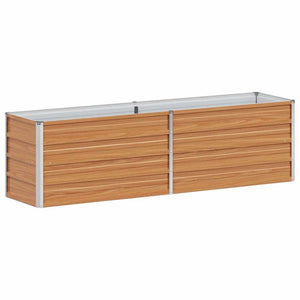 Υπερυψωμένη Ζαρντινιέρα Ανοιχτό καφέ 160 x 40 x 45 cm - Pakobazaar