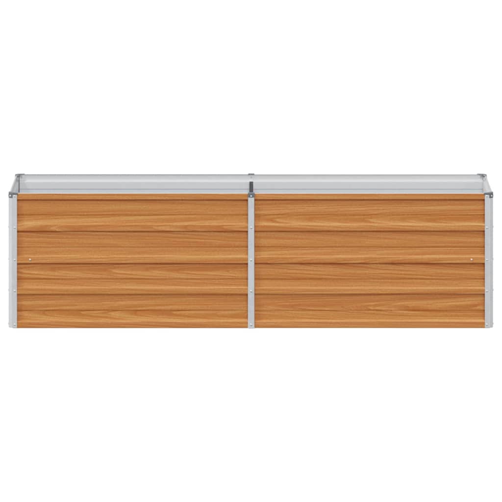 Υπερυψωμένη Ζαρντινιέρα Ανοιχτό καφέ 160 x 40 x 45 cm - Pakobazaar