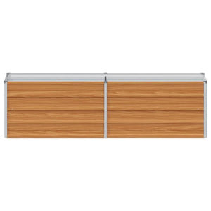 Υπερυψωμένη Ζαρντινιέρα Ανοιχτό καφέ 160 x 40 x 45 cm - Pakobazaar